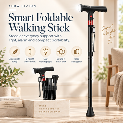 Smart Foldable Walking Stick