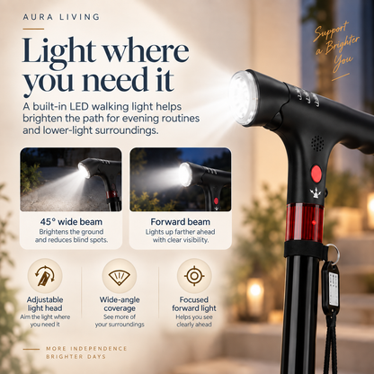 Smart Foldable Walking Stick