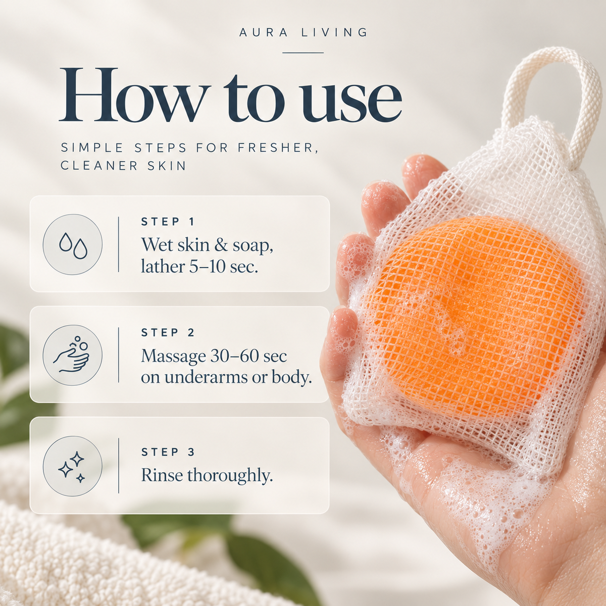 Persimmon Deodorizing Soap Bar