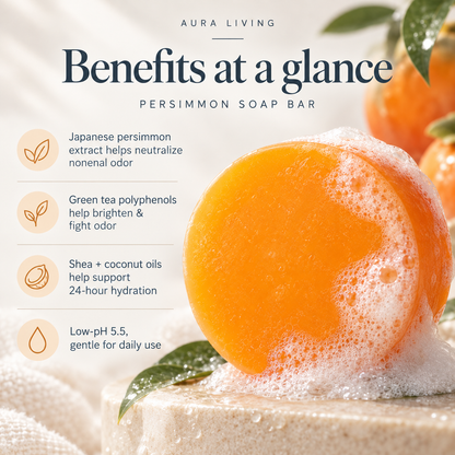 Persimmon Deodorizing Soap Bar