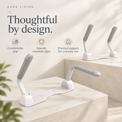 Drillless Toilet Safety Rail